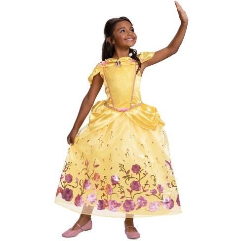 Beauty And The Beast Belle Deluxe Girls' Costume, Small (4-6x) : Target