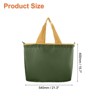 Unique Bargains Reusable Foldable Washable Shopping Totes Drawstring Lightweight Grocery Bag - 2 of 4