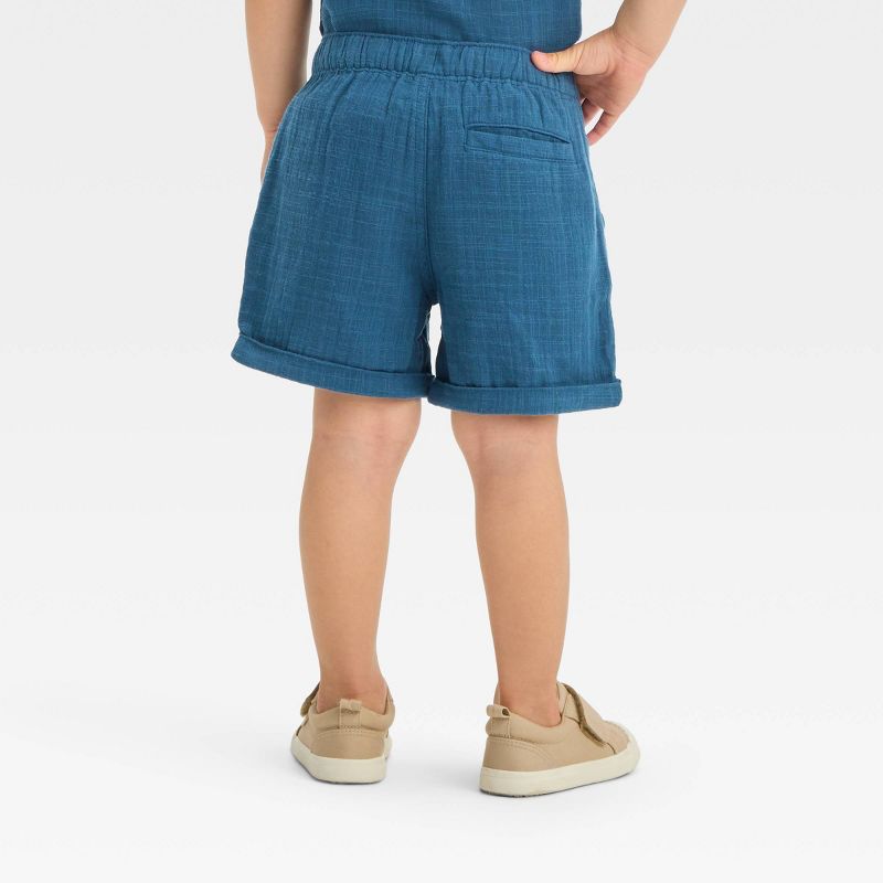 Toddler Boys' Textured Pull-On Woven Above Knee Shorts - Cat & Jack™, 3 of 8
