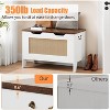 Storage Chest,Toy Chest for Boys Girls, Kids Wood Large Toy Box, Storage Bench with Hinge,Storage Trunk for Entryway, Living Room - 4 of 4