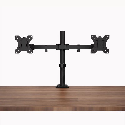 MaseiKar Dual Adjustable Dual Monitor Arm for 2 Computer Screens up to 32 inch, Heavy Duty Dual Monitor Stand for Desk, Holds up to 22 lbs per Arm
