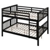 TiramisuBest Twin-Over-Twin Bunk Bed with Slide & Ladder,White, Space-Saving Kids Bedroom Bunk - 4 of 4