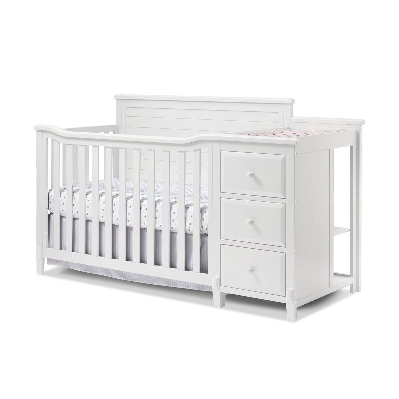 Sorelle Berkley Crib and Changer Panel Crib - White, 1 of 5