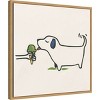 Amanti Art Mutt Dog Luv I by June Erica Vess Framed Wall Art Print - 2 of 4
