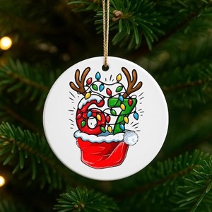 Lomsoe Santa Says 67 Gifts Christmas Ornament 2025 for Women Men Friends Six Seven Ornaments Gifts for Christmas Tree Christmas Decor Christmas Gift - 1 of 1