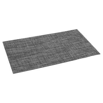 Waterproof Rubber Dog Food Dish Mat-Non Slip Grey. Raised outer