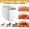 JANSNO White 15-in-1 3LB Bread Maker with Gluten-Free Setting, Fit for 3 Loaf Sizes & 3 Crust Colors - 3 of 4