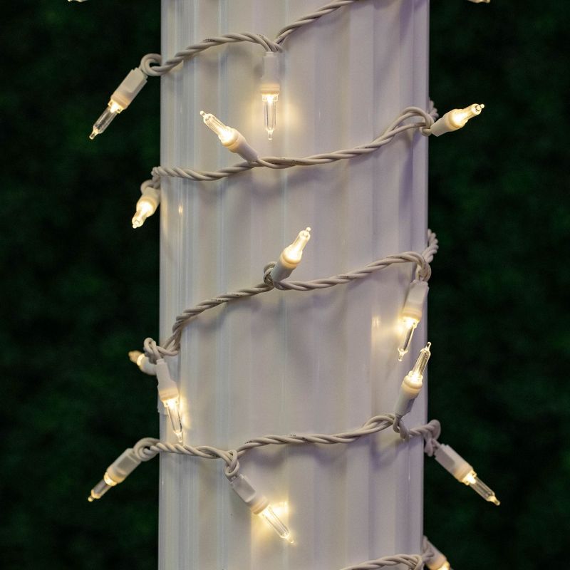 Novelty Lights 35 light T5 Traditional LED Christmas Mini Light Set (White Wire, 11.5 Feet), 2 of 8