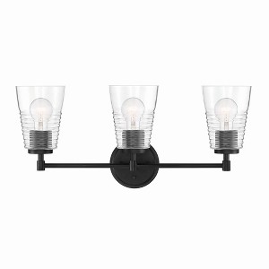 Designers Fountain Ingo 3 - Light Vanity in  Matte Black - 1 of 1