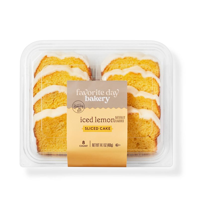 Iced Lemon Sliced Loaf Cake - 14.1oz - Favorite Day&#8482;, 1 of 5