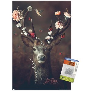 Trends International Reinders - Fauna Flora Deer Unframed Wall Poster Prints - 1 of 4