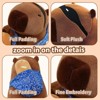TITQWOP 13.2" Kawaii Capybara Plush Ultra Soft Adorable Capybara Stuffed Animal, Huggable Capybara Toy Gift for Kids, Girls, Boys - 2 of 4