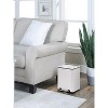 SunnyPoint Trash Can with Plastic Inner Bucket 1.58 Gallon White (YH-6LTCAN-W) - 3 of 3