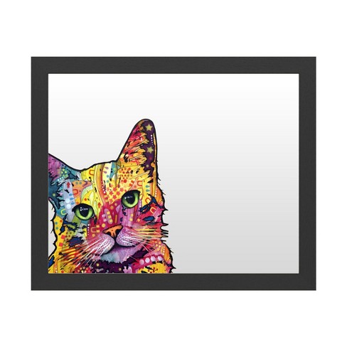 Dean Russo canvas & Eco-certified top board cat paintings