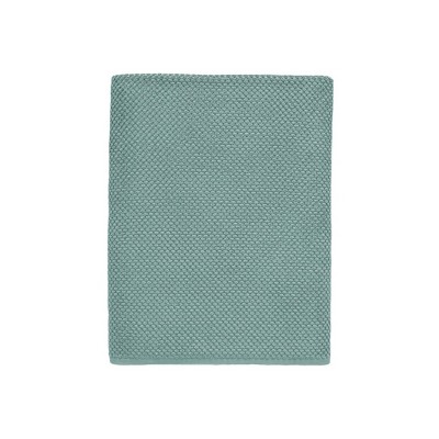 Seafoam Cotton Bamboo Honeycomb Weave Towel Set