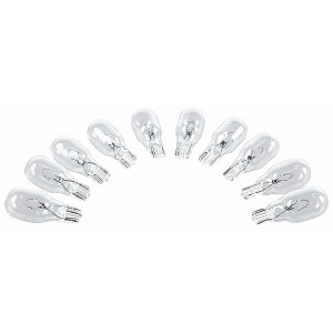 Camco 54766 Replacement 912 Interior Light Bulbs for Auto, RV, Marine, 12.8 Volts and Produce 1 Watt, Built To Last 1000 Hours, (10 Pack) - 1 of 4