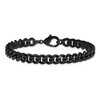 Chisel Stainless Steel Polished 8mm Black IP-plated 8.5" Curb Link Bracelet - 4 of 4