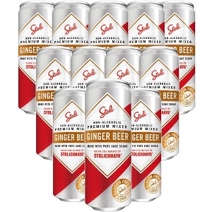 Stolichnaya Non-Alcoholic Ginger Beer - Crafted with Pure Cane Sugar, Gluten-Free, 12oz Cans from Stoli - 1 of 4