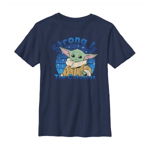 Boy's Star Wars The Mandalorian The Child Strong is the Cuteness T-Shirt - 1 of 3