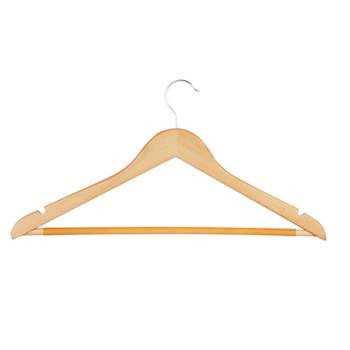 Honey-Can-Do 10pk Maple Suit Hangers