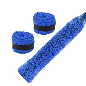 Unique Bargains Towel Tennis Racket Grip Tape Anti-Slip Absorbent Grip 2 Pcs - 1 of 4