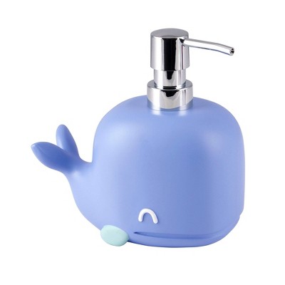Whimsical Multicolor Resin Whale Kids' Bathroom Set