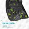 Custom Fit Floor Mats Compatible with Mazda CX-5, Floor Liners for 2013-2016 Mazda CX5, Black TPE All-Weather Car Floor Liners, Front & 2nd Row - 3 of 4