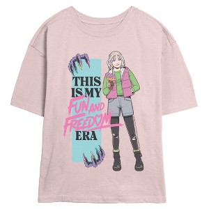 Juniors Wednesday Enid Fun and Freedom Era Quote T Shirt - 1 of 3