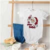 Christmas Santa Its Giving Festive Baby Romper Boys or Girls Brisco Brands - 4 of 4