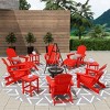 WestinTrends Malibu HDPE Outdoor Patio Folding Poly Adirondack Chair (12-Piece Set) - 2 of 4