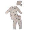 Organic Baby Onesie & Pants Set - Bicycle - 2 of 3