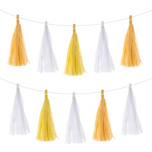 Unique Bargains Garland DIY Decoration Tassel Garland Banner 30 Pcs - 1 of 4