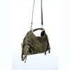 ASTREN - Green Suede Leather Shoulder Bag (Women) green suede standart - 3 of 4