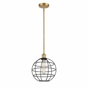 Lake Placid - 1 Light Stem Hung Pendant In Industrial Style-12.5 Inches Tall and 10 Inches Wide - 1 of 1