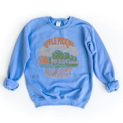 Simply Sage Market Women's Graphic Sweatshirt Apple Picking Addict