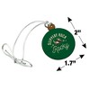 Slippery Rock The Rock Mini Small Tiny Wood Christmas Tree Holiday Ornament - 4 of 4