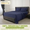 4 Piece Viscose from Bamboo Cooling sheets Ultra Soft 100% Organic Deep Pocket Luxury Bed Sheets with Pillowcases - Lux Decor Collection - 2 of 4