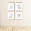 Big Dot of Happiness Whole Llama Fun - Unframed Llama Fiesta Nursery and Kids Room Linen Paper Wall Art - Set of 4 - Artisms - 8 x 10 inches - 3 of 4