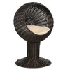 PawHut Hooded Elevated Cat Bed Rattan Kitten Condo Round with Cushion - 4 of 4