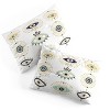 Deny Designs Queen Cat Coquillette Evil Eye Collection Duvet Cover and Pillow Shams White: Abstract Non-Woven Comforter Set - 4 of 4