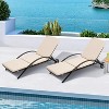 EROMMY Chaise Lounge Chair Outdoor Set of 2 - 4 of 4