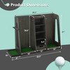Golf Practice Net Cage,10 x 10 x 10ft Metal Frame Hitting Net Kit for Backyard,Golf Batting Cage Netting Golf Training Simulators for Home - 2 of 4
