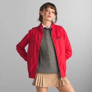 Members Only Women's Classic Iconic Racer Jacket ( Slim Fit ) - 1 of 4
