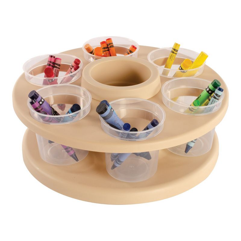 Kaplan Early Learning Spinning Tabletop Art Storage, 5 of 7