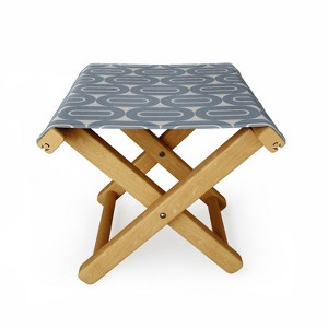 Holli Zollinger FOLKSONG LINEN Folding Stool - Deny Designs - 1 of 3
