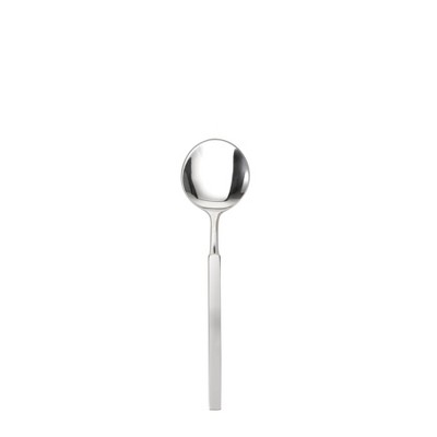 Fortessa Tableware Solutions 5pc Brushed/Mirrored Jaxson Flatware Set: 18/10 Stainless Steel, Dishwasher-Safe, Service for 1