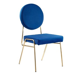 Modway Craft Performance Velvet Dining Side Chairs - Set of 2 - 1 of 4