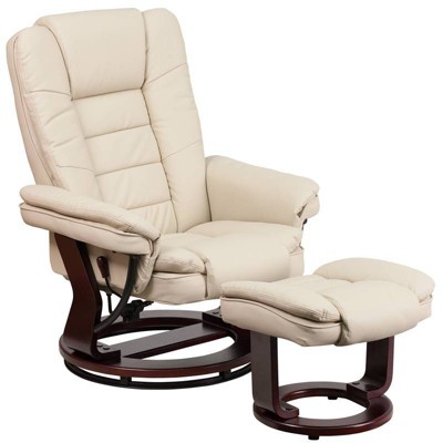 target leather recliner