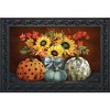Briarwood Lane Fall Doormat 30x18 Indoor Outdoor Patterned Pumpkins and Sunflowers For Fall Doormat - 2 of 4