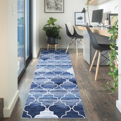 Area Rugs Moroccan Rugs Geometric Rug Non-Slip Rugs Abstract Distressed Accent Carpet